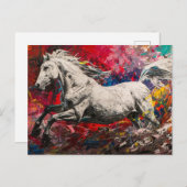 白馬の精霊 ポストカード (正面/裏面)