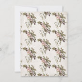 白馬の誕生会の招待状 招待状 (裏面)