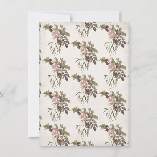 白馬の誕生会の招待状 招待状 (裏面)