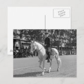 白馬の警官， 1921 ポストカード (正面/裏面)