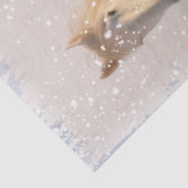 白馬の雪のデコップページ 薄葉紙 (詳細)