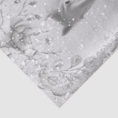 白馬の雪のデコップページ 薄葉紙 (詳細)