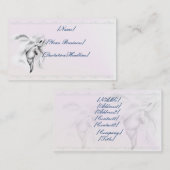 白馬の頭部のprofilecard_business_horizonta… 名刺 (正面/裏面)