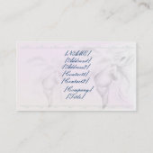 白馬の頭部のprofilecard_business_horizonta… 名刺 (裏面)