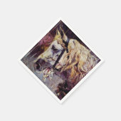 白馬の頭(ジョバンニ・ボルディーニ) スタンダードカクテルナプキン (角)