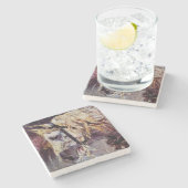 白馬の頭(ジョバンニ・ボルディーニ) ストーンコースター (横)