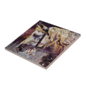 白馬の頭(ジョバンニ・ボルディーニ) タイル (側面)