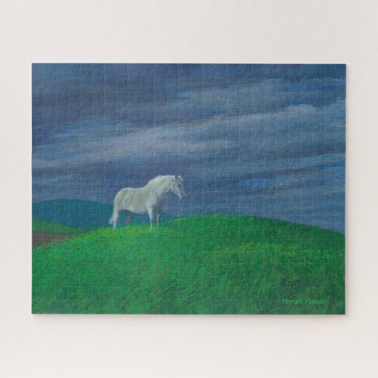 白馬は嵐-パズル迄待ちます ジグソーパズル (横)