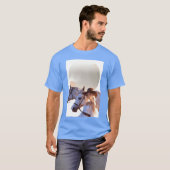 白馬を愛する少年 Tシャツ (正面フル)