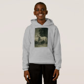 白馬を持つ女性 (正面フル)