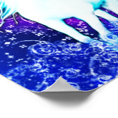 白馬アラビア神話ポスター ポスター (角)