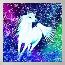 白馬アラビア神話ポスター ポスター