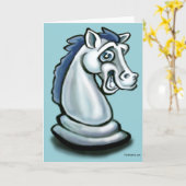 白馬カード カード (黄色い花)