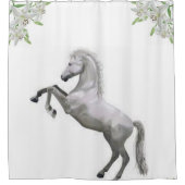 白馬シャワーカーテン シャワーカーテン (正面)
