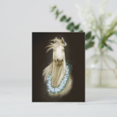 白馬ポートレート葉書 ポストカード (スタンド正面)