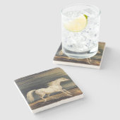 白馬マレンゴ(by James Ward) ストーンコースター (横)