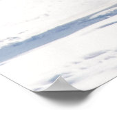 白馬ランニングの雪 ポスター (角)