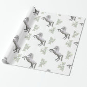 白馬包み紙 ラッピングペーパー (アンロールド)