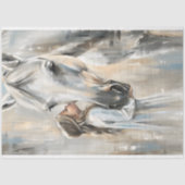 白馬及び小さな女の子分離 薄葉紙 (正面)