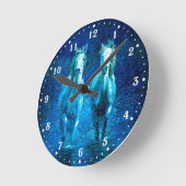 白馬壁時計 ラウンド壁時計 (傾斜)