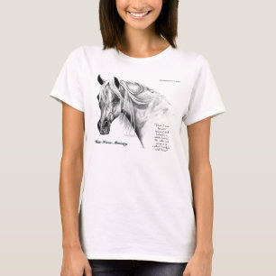 白馬大臣の乗馬のチームTシャツ Tシャツ