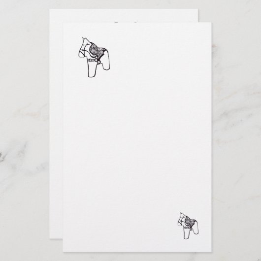 白馬文房具 (正面/裏面)