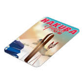 白馬旅行日本のポスター。 マグネット (左側)