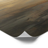 白馬水彩画ポスター ポスター (角)