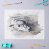 白馬水色の切り離し 薄葉紙 (クラフト)