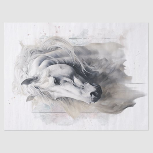 白馬水色の切り離し 薄葉紙 (正面)