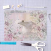 白馬牧草地ファンタジーデコページ 薄葉紙 (クラフト)