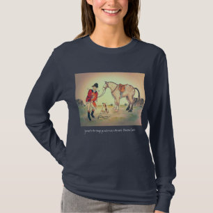 白馬狩り長袖 Tシャツ