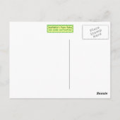 白馬葉書 ポストカード (裏面)