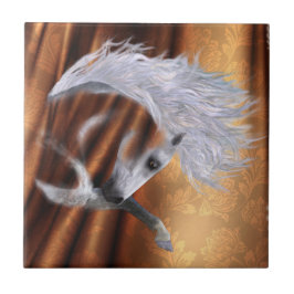 白馬銅製 – カスタマイズ可能な背景 タイル