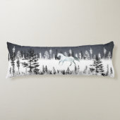 白馬雪の夜の東パインツリーフォレスト ボディピロー (正面)