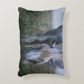 白馬 アクセントクッション (正面(垂直))