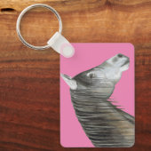 白馬 キーホルダー (正面)