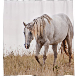 白馬 シャワーカーテン