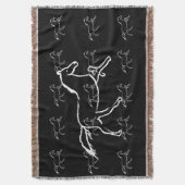 白馬 スローブランケット (正面縦)