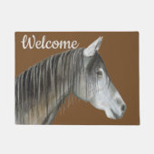 白馬 ドアマット (正面)