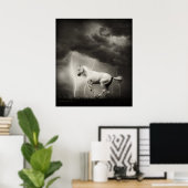 白馬 ポスター (ホームオフィス)