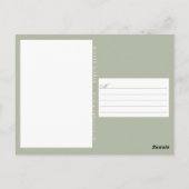 白馬 - ポストカード (裏面)