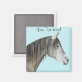 白馬 マグネット (正面/裏面)