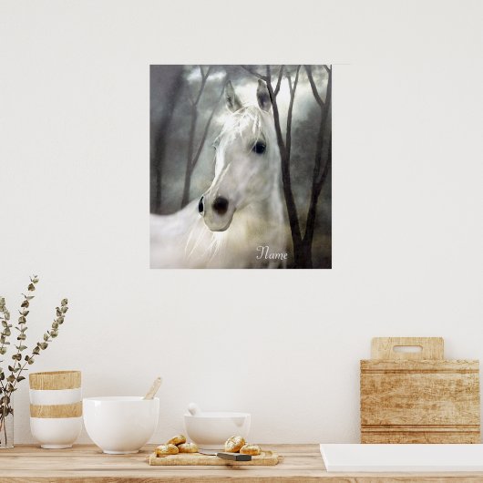 白馬（名前） ポスター (キッチン)