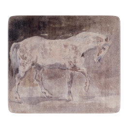 白馬(Eugene Delacroix) カッティングボード