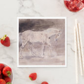 白馬(Eugene Delacroix) スタンダードランチョンナプキン (インサイチュ)