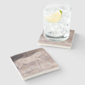 白馬(Eugene Delacroix) ストーンコースター (横)