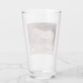 白馬(Eugene Delacroix) タンブラーグラス (裏面)