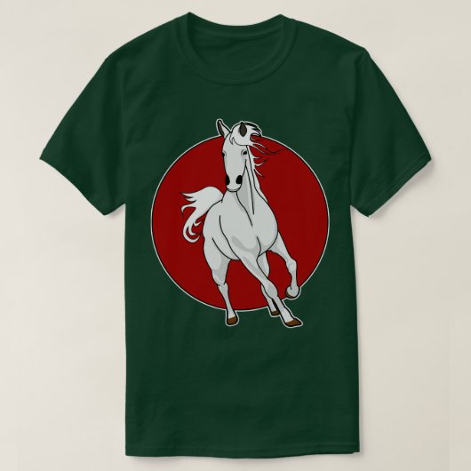 白馬 Tシャツ (デザイン正面)