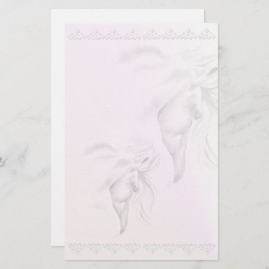 白馬Head2 stationery_vertical.v2 便箋 (正面/裏面)